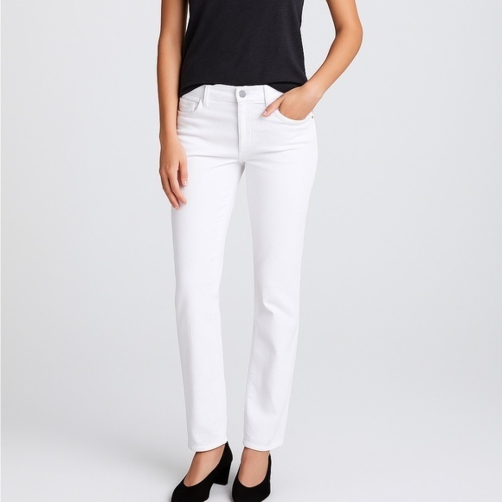 Rag&bone low-rise straight piper white jeans NWT
